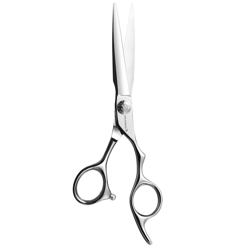 AOLANDUO Professional Hair Cutting Scissors Are 6 Inches and Have Very Sharp 440C Steel Hair Cutting Scissors Are Have Smooth Movements and Fine Come