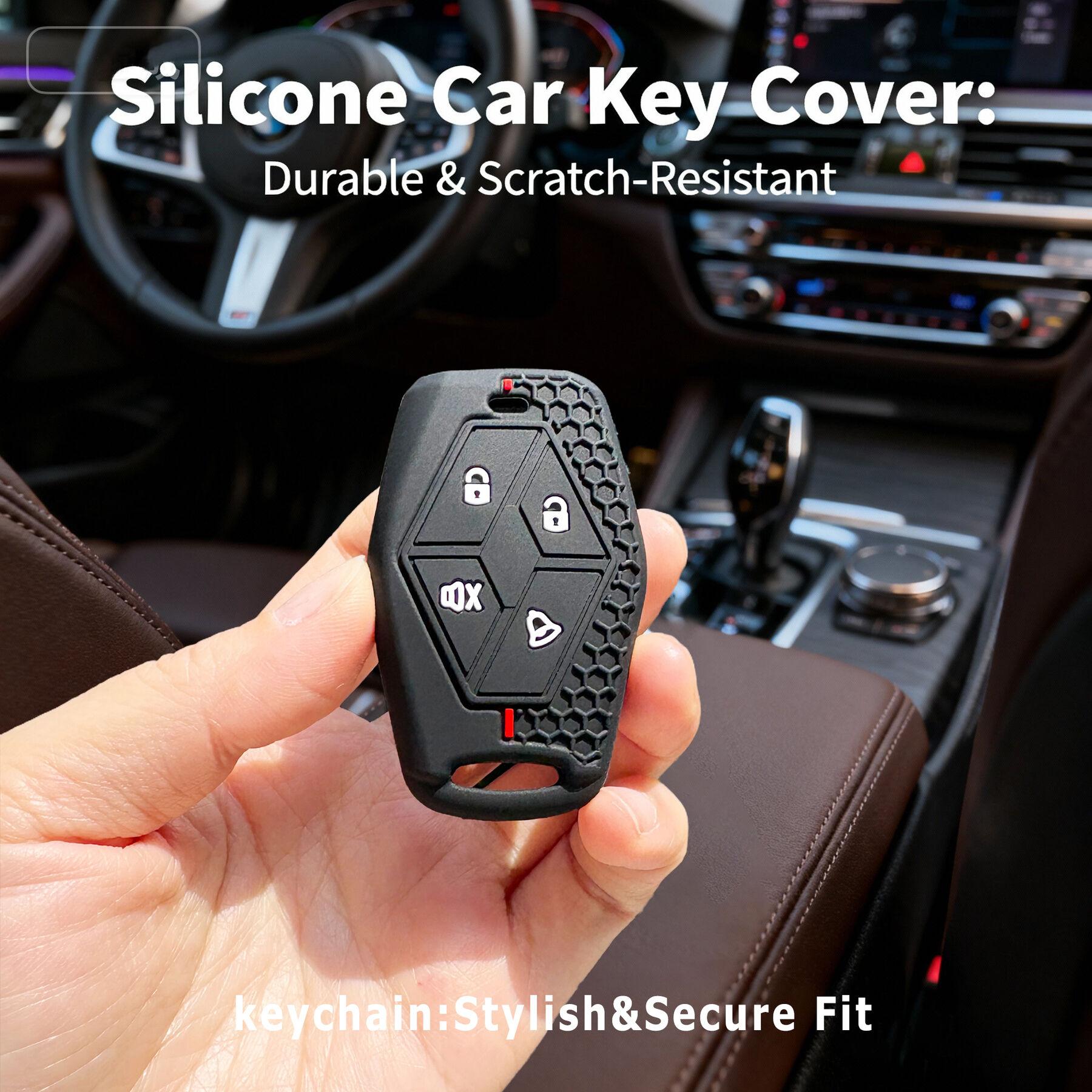 

For RENAULT Koleos Kadjar Laguna K-ZE City Car Key Case Caps Organizer Keychain Key Cover Shell Protective Fob