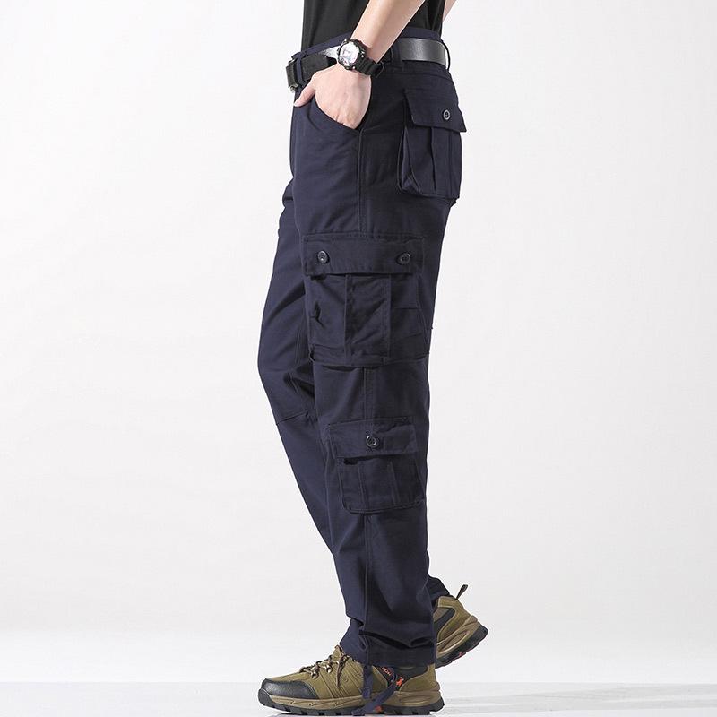 2026 Men's Plus Size Straight Leg Multi-Pocket Casual Outdoor Sweatpants