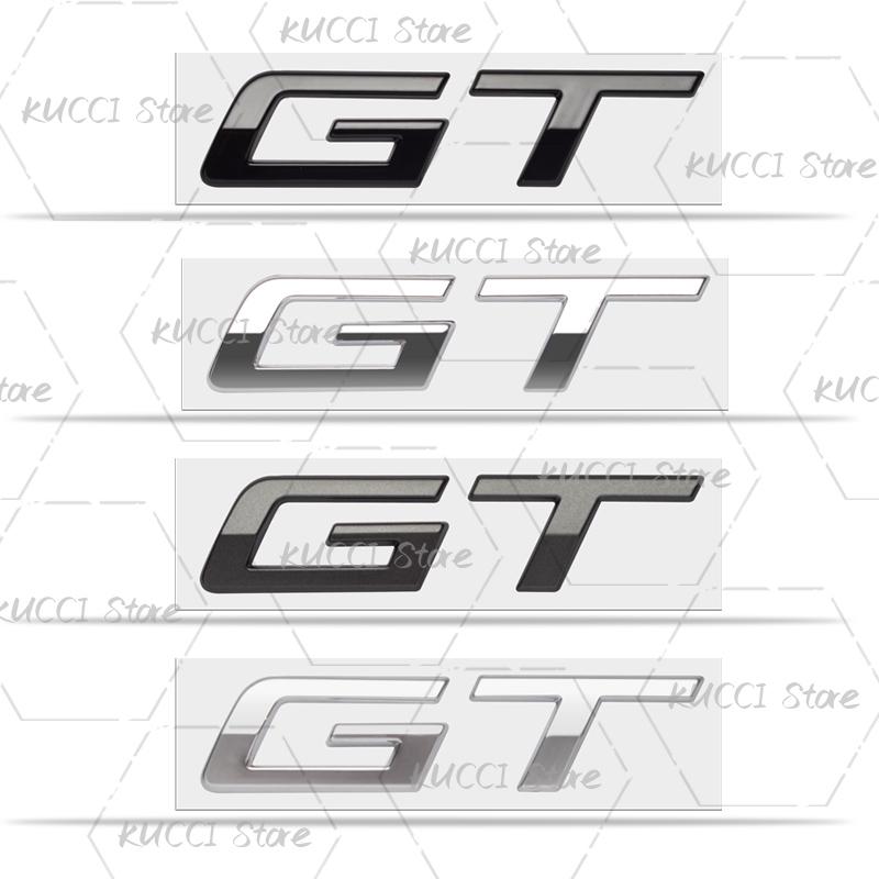 3D Car Sticker GT Logo Metal Emblem Badge Decals