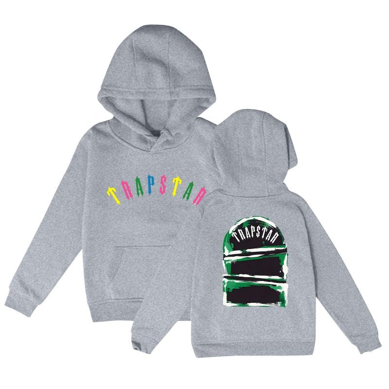 Unisex Letter Print Hooded Sweatshirt Loose Fit Long Sleeve Casual Pullover Winter