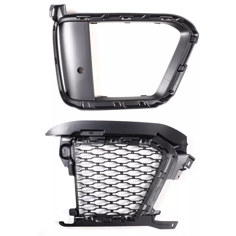 Front Bumper Outer Grille Vent Mesh Grill With Vent Panel For Range Rover Sport 2018-2019 Black Right