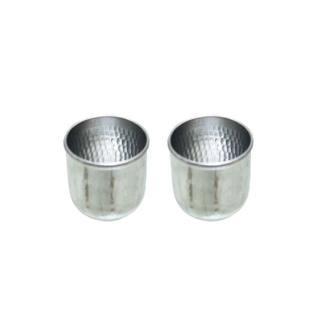 Aluminum Hand Forged Glasses Pack Of 2
