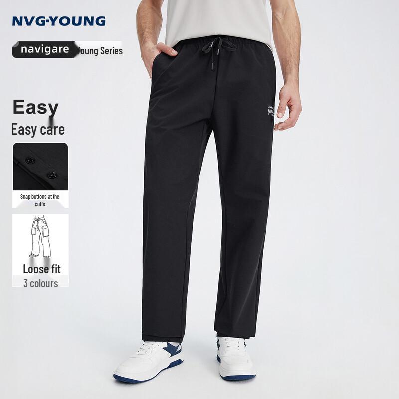 NVG·YOUNG Men s Lightweight Breathable Casual Trousers M