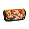 One Piece Anime Flip Pencil Case Large Capacity Multi Layer Durable Unisex Stationery Storage For Kids Boys And Girls Ages 6-10
