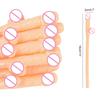 10pcs Bachelorette Party Penis Straws Plastic Novelty Nude Dick Drink Straw For Hen Night Bar Decor Wedding Team Bride Supplies