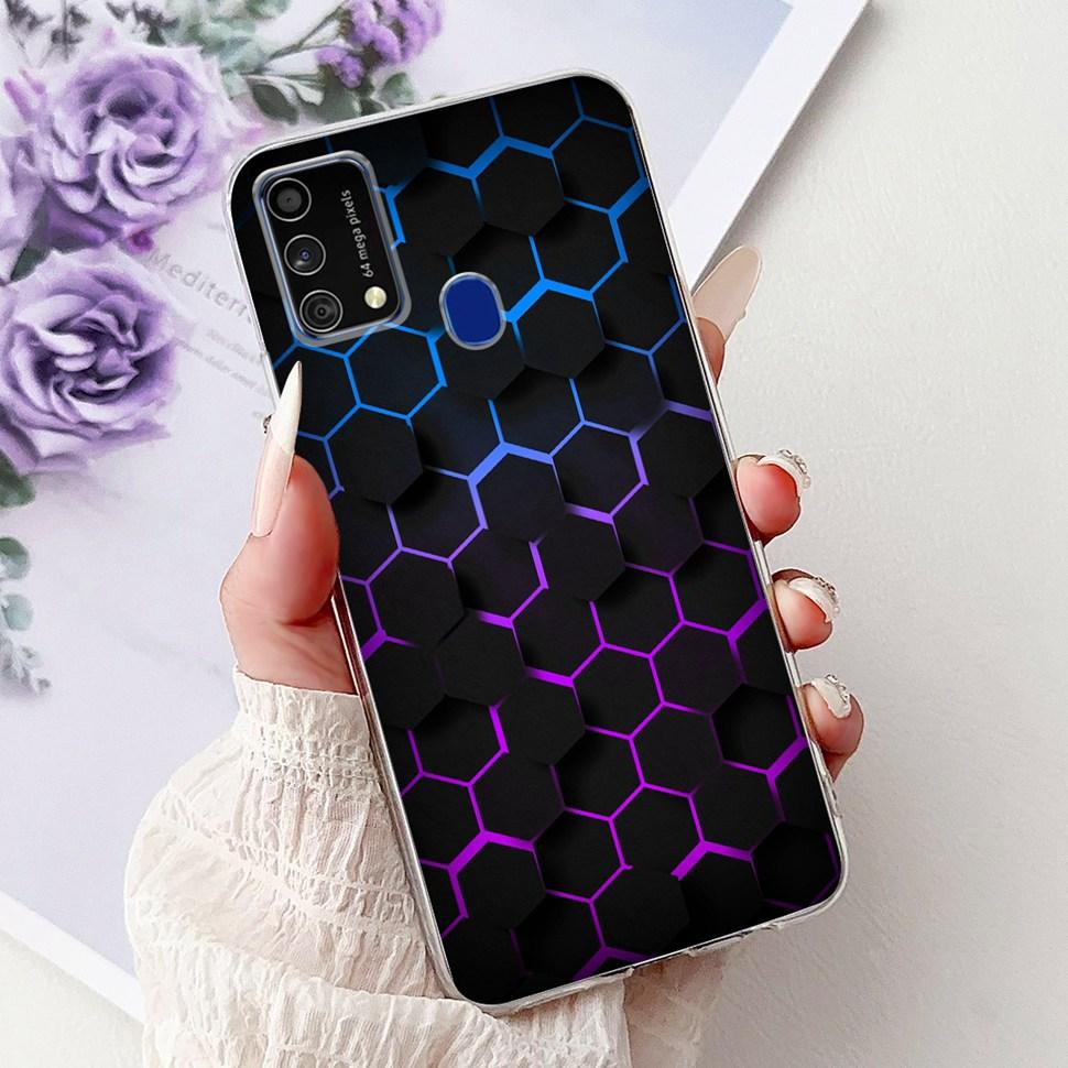Cute Cat Caroon Cover For Samsung Galaxy A21s Case Soft Silicone Fundas Phone Cases For Samsung A 21s  A21s SM-A217F Full Bumper