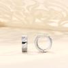 Water Ripple Ear Buckle Women's Simple Car Flower Ins Cold Wind Versatile Daily Commuter Earrings Women