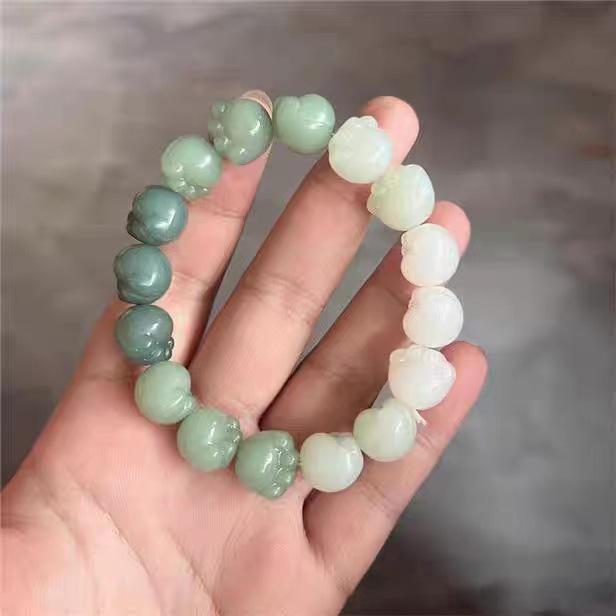 Adorable Chubby Gradient Kitten Claw Beaded Bracelet - 2025 Trendy Style for Women and Students