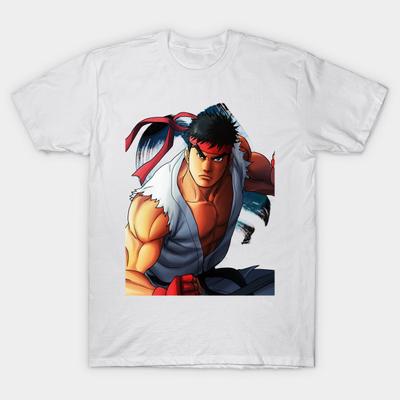 T Shirt Women Ryu Harajuku Print Kawaii Tshirt Summer Short Sleeve Female T-Shirt Top Tee