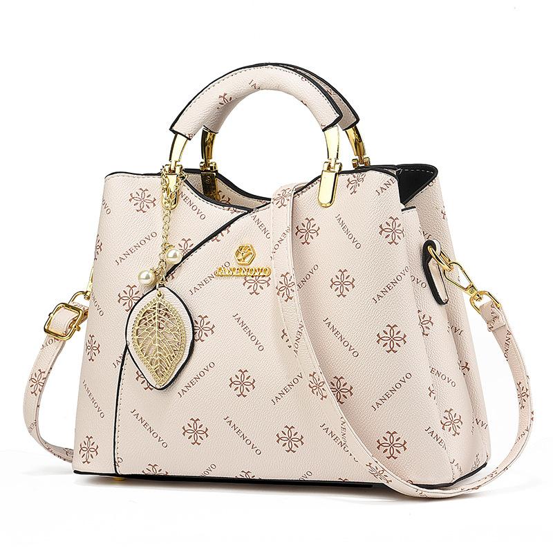 Female Brand Crossbody Bags New Designer Large Capacity Women's Shoulder Bag Retro Flower Tote Handbag Commuter Women's Bag