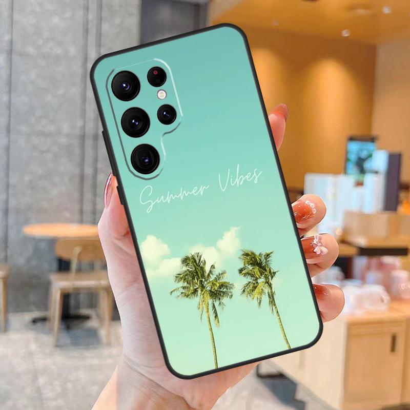 Liebe Sommer Handyhülle Für Samsung Galaxy S25 S24 S22 S21 S20 S23 Ultra S9 S10 Plus S25 FE Rückseite