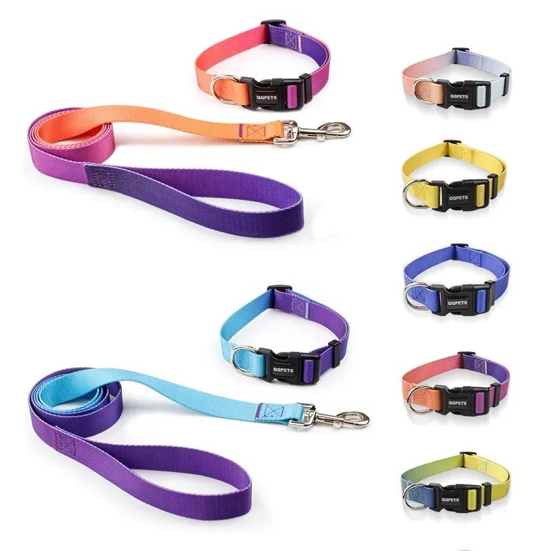 Personalized Cat Collar Adjustable Leather Nylon Pet Cats Necklace Custom Puppy Kitten Name Collars Anti-lost Cat Accessories