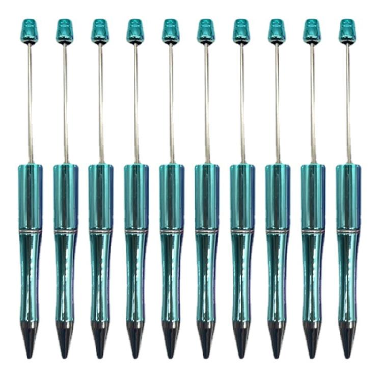 10Pcs Beadable Pen Plastic Bead Pen Ballpoint Pen Cute Pen Boy Girls Pen Gift