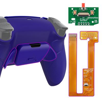 eXtremeRate Pure Color Rise Remap Kit with Program Back Paddle Plastic Rubber for Compatible with PS5 Controller Compatible with PS5 Controller with