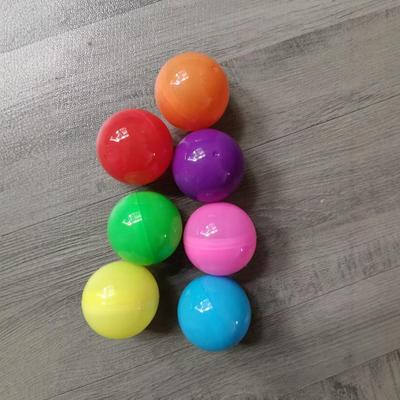 60mm Πολύχρωμες Συμπαγείς Μπάλες Gachapon - Αξεσουάρ Κουτιού-Έκπληξης Μηχανής Αρπαγής, Υλικό PP