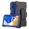 3IN1 Rugged Armor with Clip Case for Samsung Galaxy A17 A06 A16 A55 A35 A25 A15 S26 S25 S24 S23 Ultra Plus FE 5G  Ott Box Cover