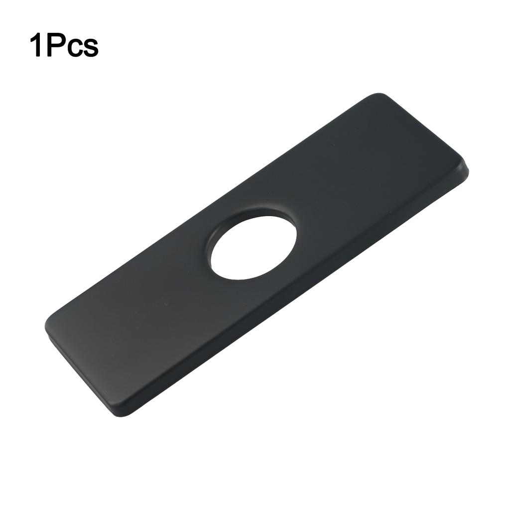 Deck Plate Cover Bathroom Sink Cover Easy Installation Elegant Touch Modern Look Rust Resistant Bathroom Decor