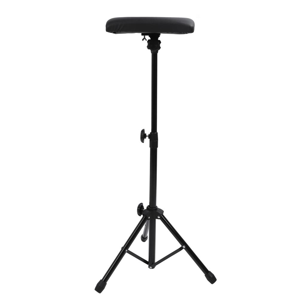 Portable Tripod Armrest Stand Adjustable Height Professional PU Leather Armrest Tripod Stand for Massage Acupuncture