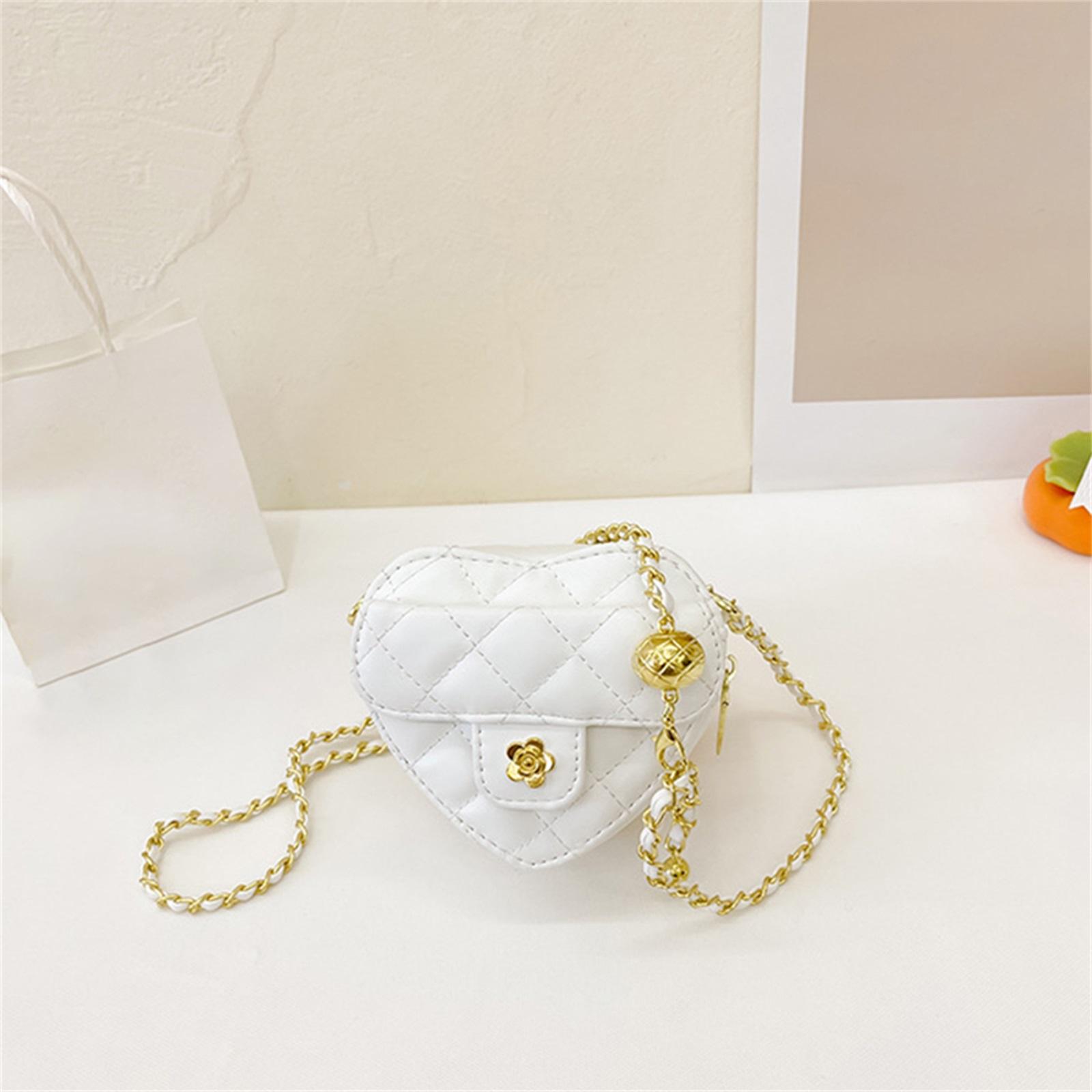 Очаровательная симпатичная мини-сумочка в форме сердца из искусственной кожи с ремешком — фото 6