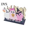 Cute Pumpkin Theme Storage Halloween Wooden Napkin Holder, Ghost Tabletop Decor for Kitchen Dining Room, Cartoon Style Rack Spooky Paper Towel