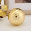 High Visibility Golden Golf Balls Golden Plating Gold Plating Golf Ball  Golf Clubs