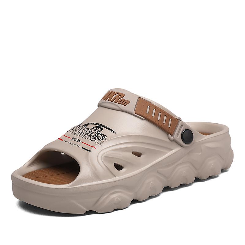 Nové pánské sandály velká velikost silná podrážka lehké pantofle pánské módní ležérní sportovní sandály prodyšné plážové boty pánské