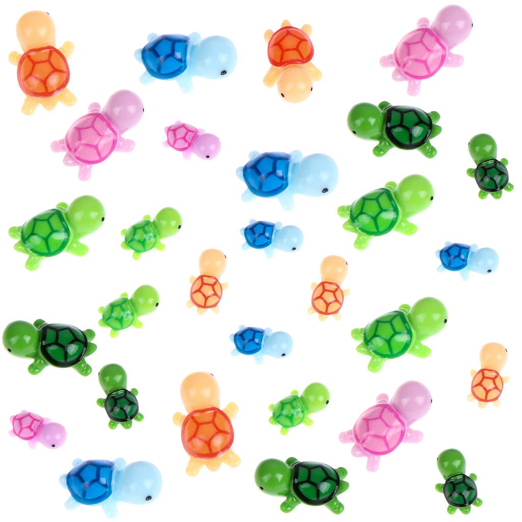 Turtle Figure Sea Turtle Miniature Figurines Mini Figurines In Bulk Multicolor S