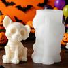Katzen Kerzenform DIY 3D Horror Einfache Entformung Wiederverwendbar Halloween Kerzenherstellung Formen Für DIY-Begeisterte Bastelliebhaber Seife Epoxid