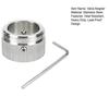 Stainless Steel Radiator Valve Adapter with Hex Wrench Screws Universal Leak-Proof Snap-On Metal Radiator Valve Connector Fitting Kit