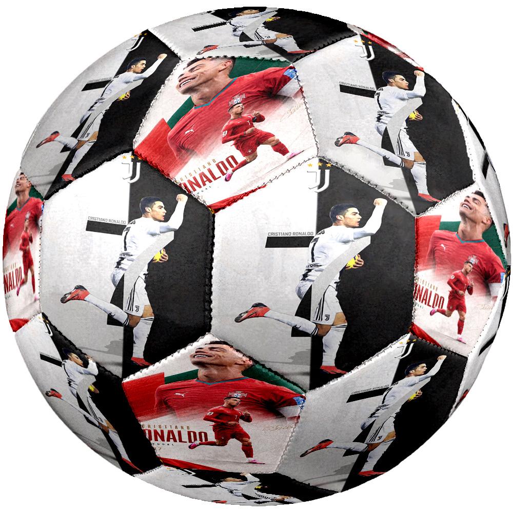 Ronaldo's Iconic Moment Size 5 Soccer Football Machine-Stitched Indoor/Outdoor Training and Matches for Football Accessories