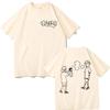 Rapper Rels B Skinny Flakko Print T-shirt Harajuku Hip Hop Pop Music T Shirts Men Women High Quality Fashion Oversized T-shirts