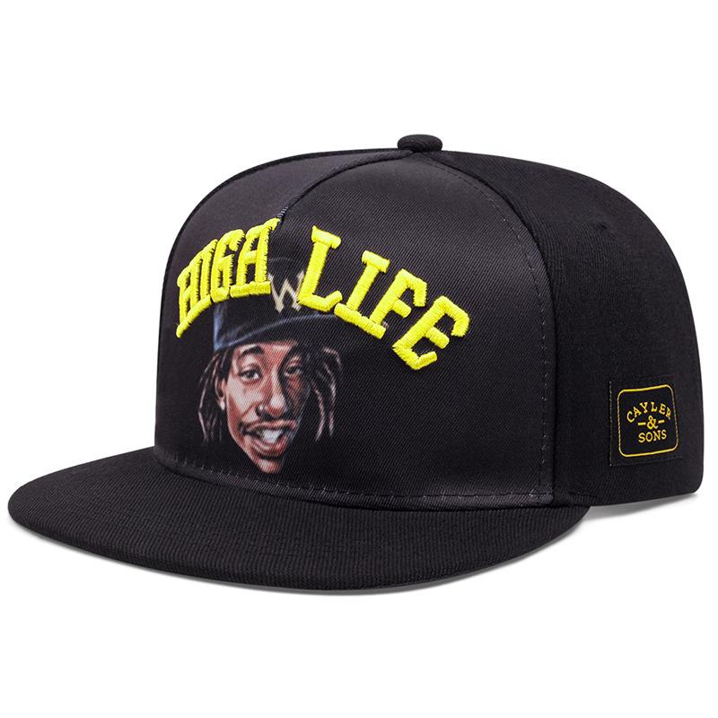 New Head Alphabet Cool Man Embroidered Snapback HipHop Knight Caps  Outdoor Sport Leisure Trucker Hats Baseball Caps adjustable
