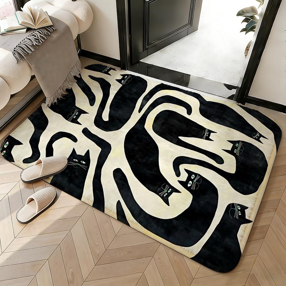 Soft Absorbent Non-Slip Rug Art anime art Floor Mat Home Decor Doormat Bedroom Floor Mat Shower Carpet