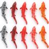 20Pcs Lovely Goldfish Decor Resin Material Simulated Fish Tank Decor Friendly To Fish Underwater Scene Layout Aquarium Supplies