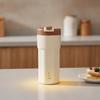 Portable Electric Heating Cup Easy to Clean Heated Travel with Stainless