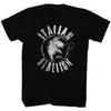 Rocky White Chalk Italian Stalion Circle Movie Logo Men's T Shirt