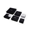CHANEL Stud Earrings Unisex Black AB-25B-068
