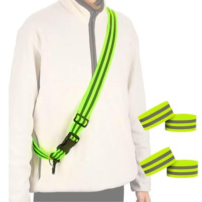 Tasuki Reflective Fluorescent Shoulder Safety Belt Arm Waist Band Belt