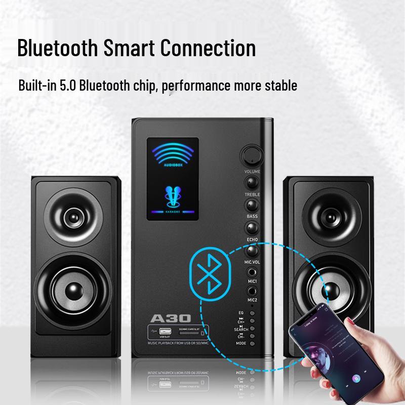 SADA Stolový Domáci Kino Bluetooth Multimediálny Reproduktor CN zástrčka (adaptér súčasťou)