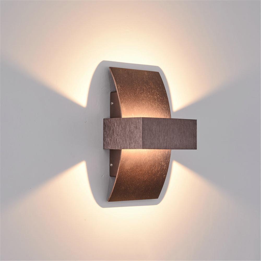 Creativity 12W LED Indoor Wall Lamp Aluminum Sconce Bedroom Bedside Light Living Room Aisle Wall Lights Modern LED Wall Lamps