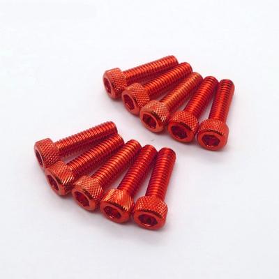 10pcs Vibrant Aluminum Alloy Screws for Scooters & Motorcycles - Durable Modification Accessories