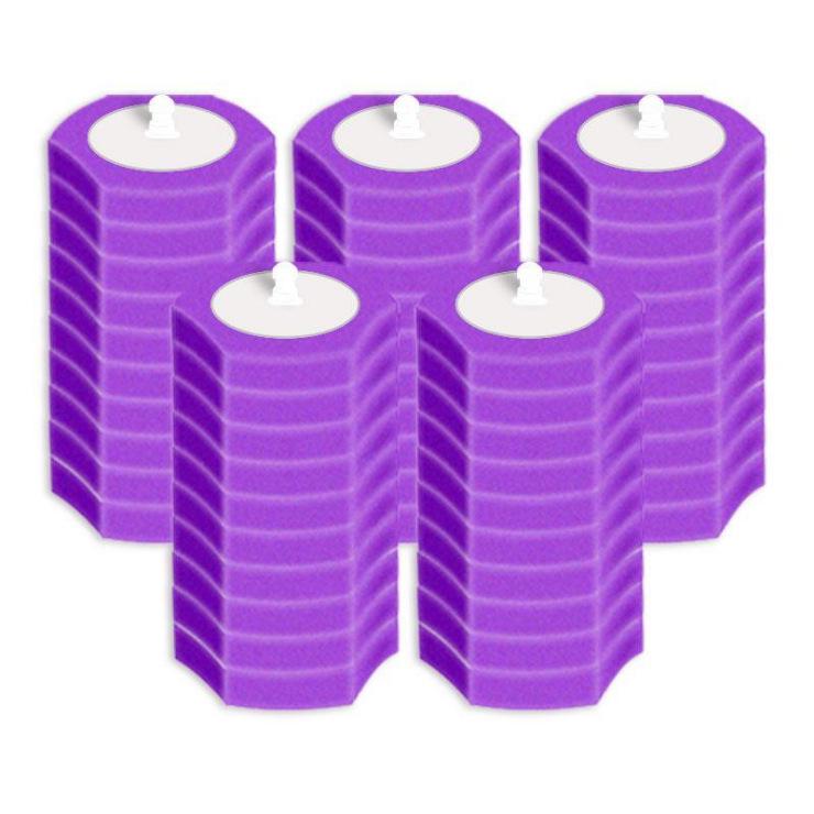 Einweg-Toilettenbürsten-Schwammkopf mit Reinigungslösung für Badezimmerecken