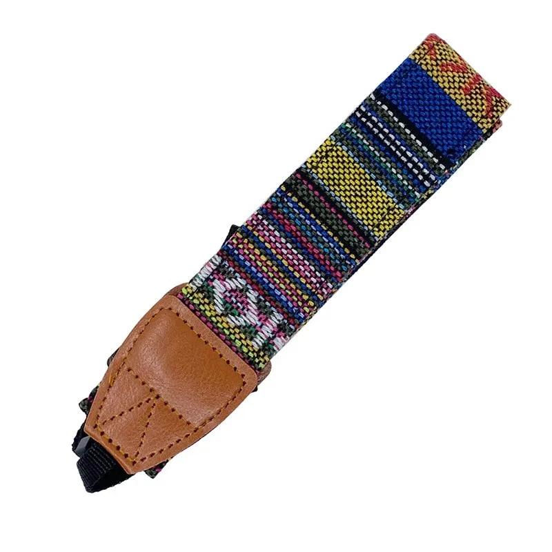 Universal Camera Straps for Sony Nikon Cannon Fujifilm Vinntage Striped SLR DSLR Camera Shoulder Neck Belt Camera Accessories
