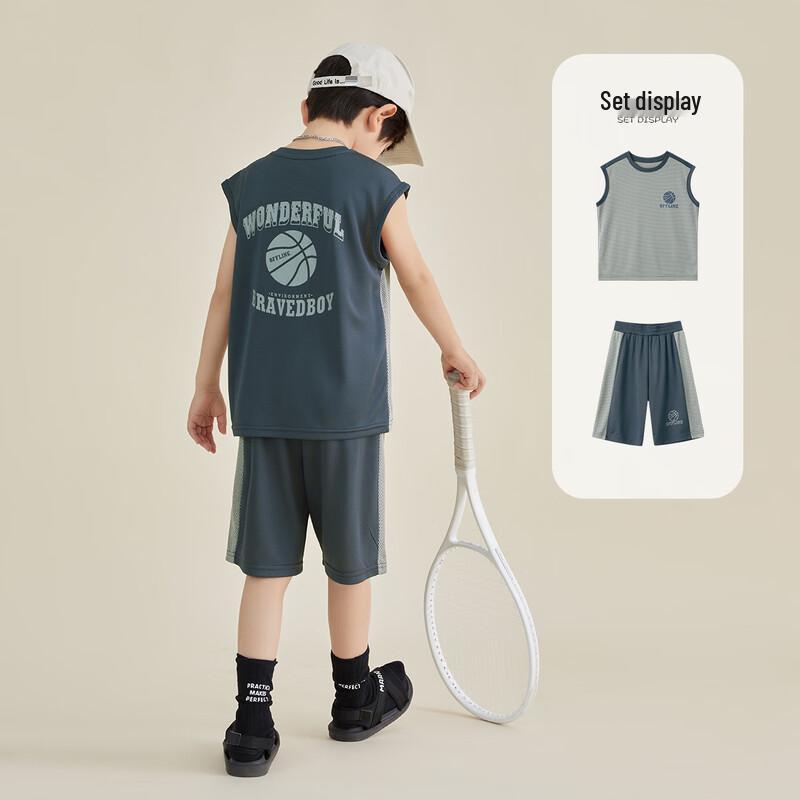 

Boys Summer Basketball Uniform Set 110