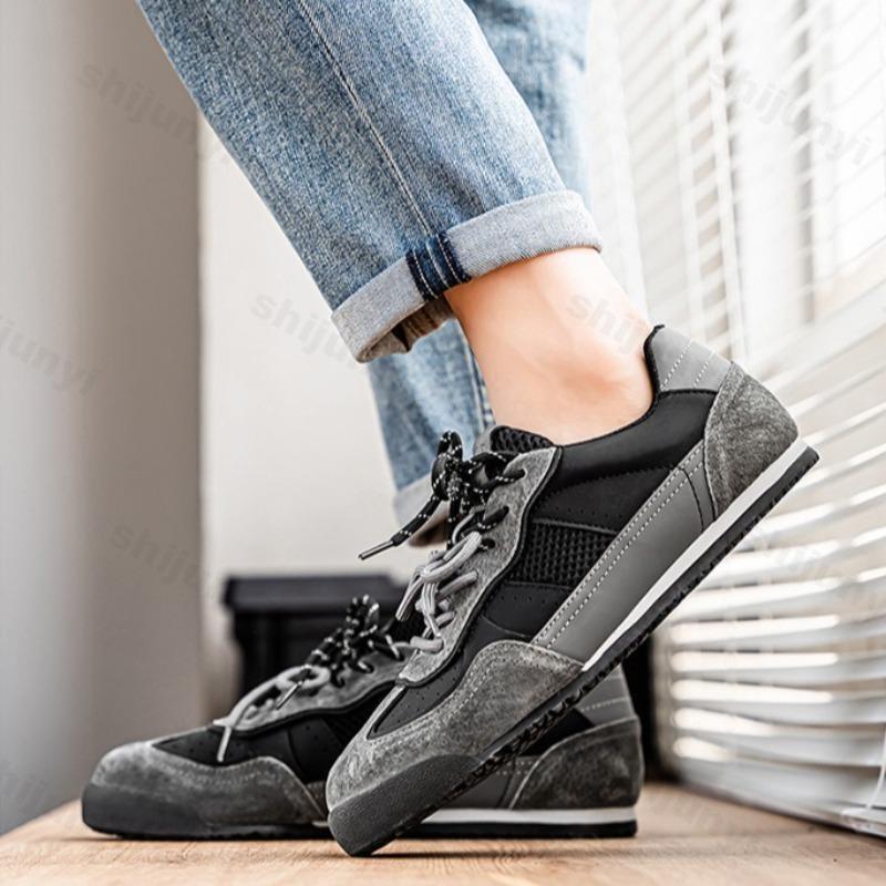 Fashion Mesh Breathable Low Top Casual Sports Shoes for Men 2025 Autumn New Fashiion Trend Versatile Comfortable Non Slip Flat Sneakers