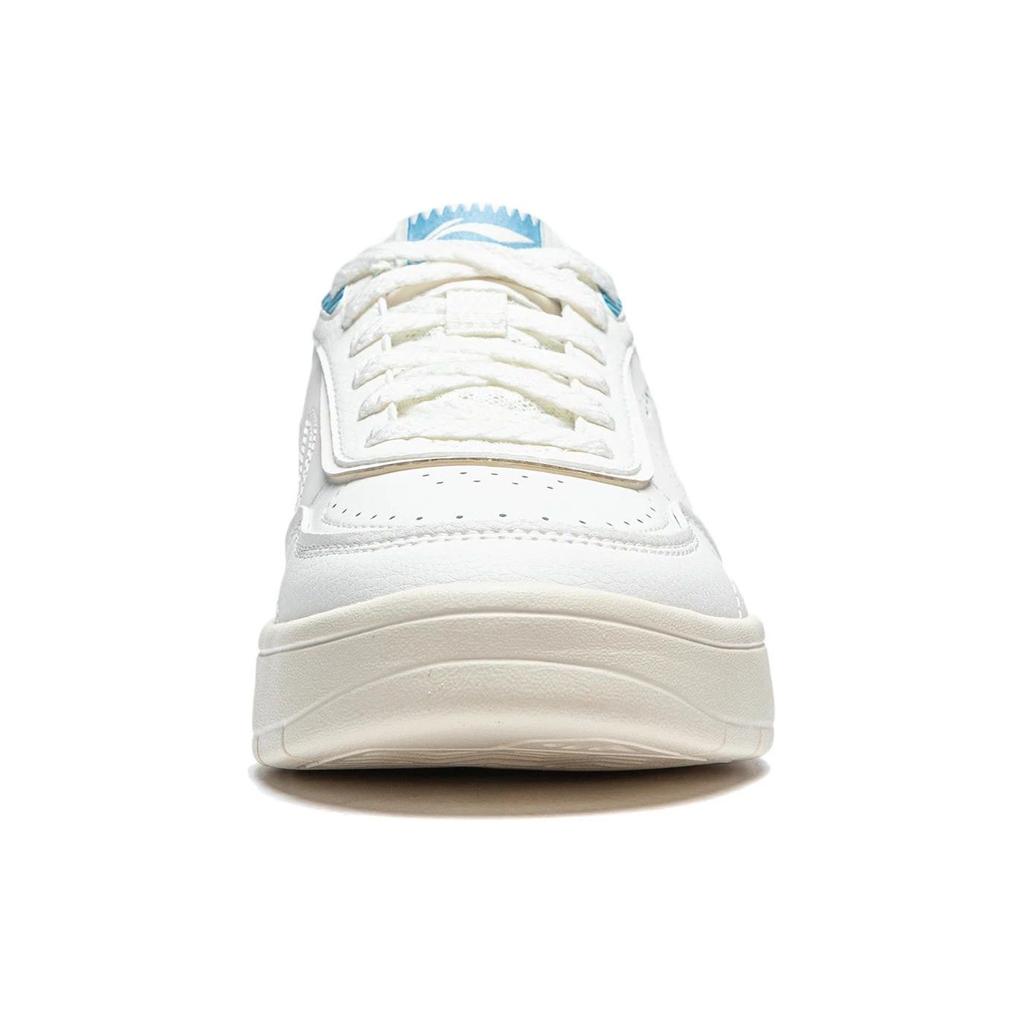 Li Ning Su Su Versatile Casual Comfortable Thick Sole Height Increasing White Sneakers Non-Slip Wear-Resistant Low-Top Skate Shoes AGCU112-2