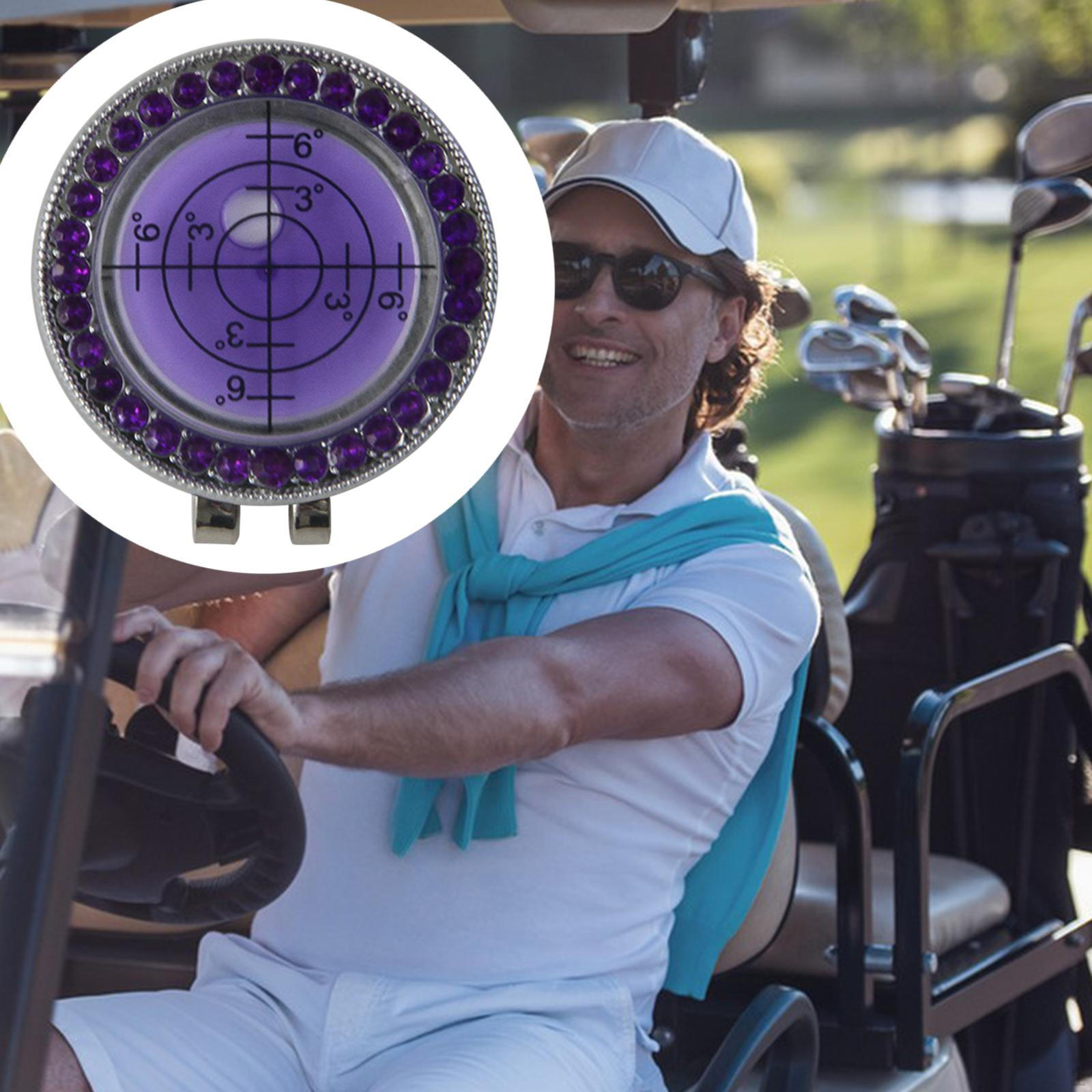 

Маркер для гольфа Green Reader Compact Putting Aid Круглый пузырьковый уровень фиолетовый