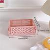 1PC Desktop Foldable Storage Box, Student Stationery Shelf, Miscellaneous Cosmetics Storage Basket