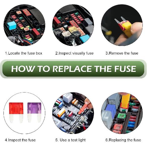 120PCS Car Fuses Assortment Kit, Mini Fuses Automotive Kit, For Auto, Sedan, RV, Motorcycle (2A/3A/5A/7.5A/10A/15A/20A/25A/30A/35A)